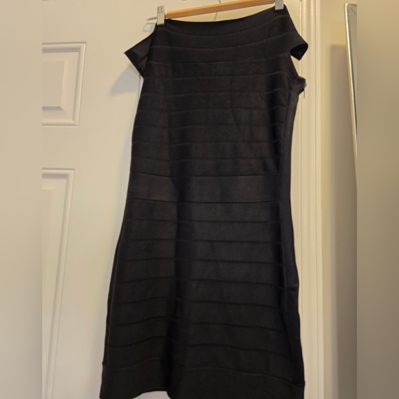 French Connection Off-the-Shoulder Bandage Dress - Picture 3 of 5